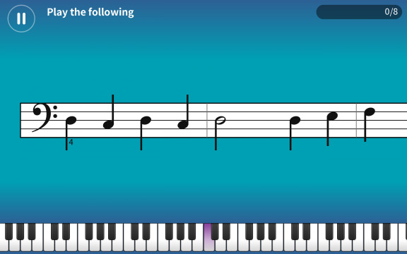 Screenshot of Simply Piano